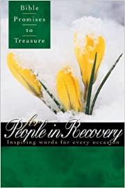 Bible Promises to Treasure for People in Recovery: Inspiring Words for Every Occasion : Green Leather